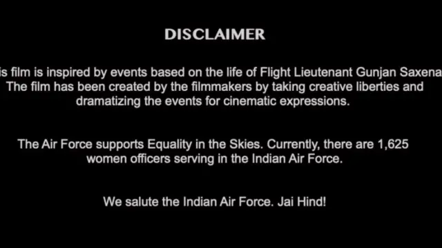 गुंजन सक्सेना- द कारगिल गर्ल: भारतीय वायु सेना की आपत्ति के बावजूद रिलीज़ की गई फ़िल्म