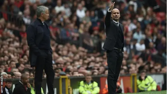 Jose Maurinho na Pep Guardiola