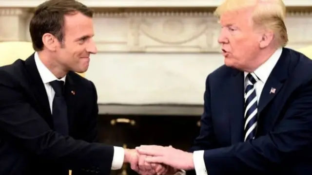 ترامب وماكرون