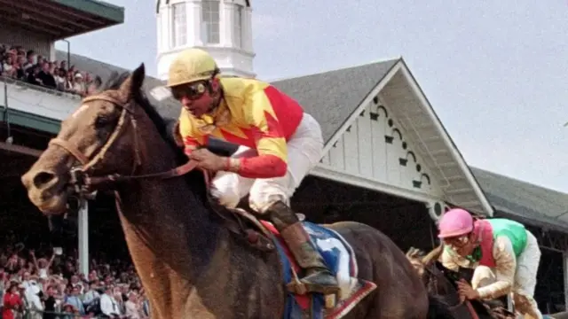 E bin win di kentucky Derby race