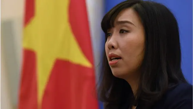 Người phát ngôn Bộ Ngoại giao Việt Nam bà Lê Thu Hằng