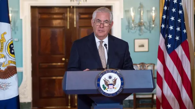 นายเร็กซ์ ทิลเลอร์สัน รมว.ต่างประเทศสหรัฐฯ