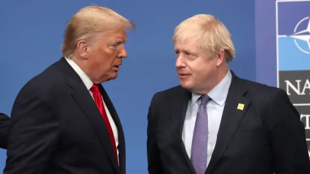 Donald Trump y Boris Johnson