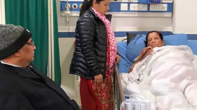 प्रचण्ड अस्पतालमा