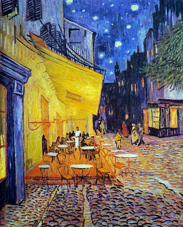 Terraza del café por la noche. Vincent van Gogh 1888.