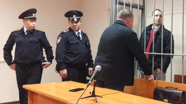 Роберт Гилман в суде Центрального района Воронежа