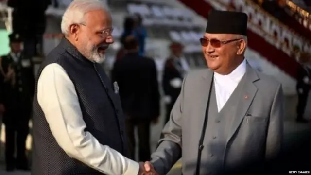 केपी शर्मा ओली और नरेंद्र मोदी