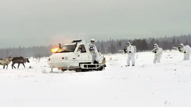 Exercícios militares na região365 bet pariuri sportiveMurmansk