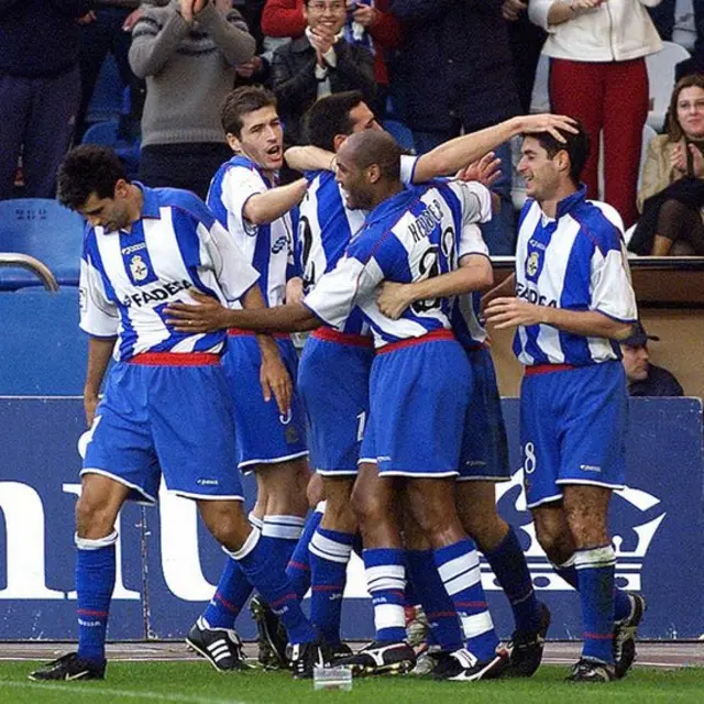 Jugadores del Deportivo la Coruña