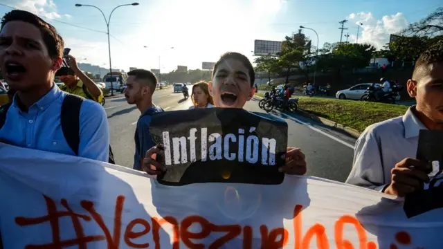 Protesta en Venezuela