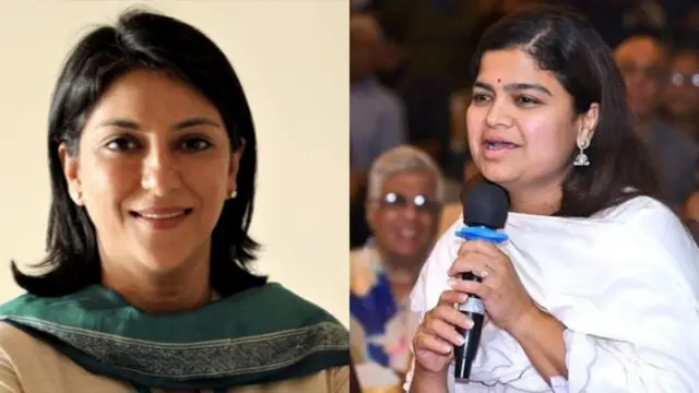 पूनम महाजन आणि कॉंग्रेसच्या माजी खासदार प्रिया दत्त