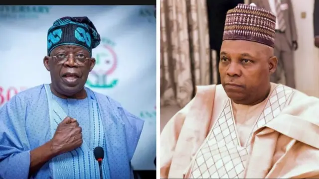 Aworan Tinubu ati Shettima
