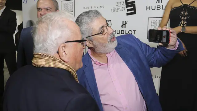 Cruz-Diez durante un homenaje de 2015.