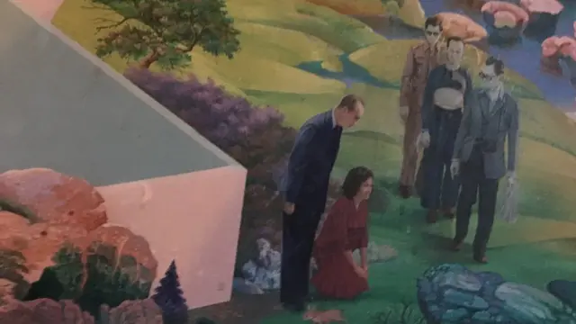 จิตรกรรมฝาผนังภายในอุโบสถ