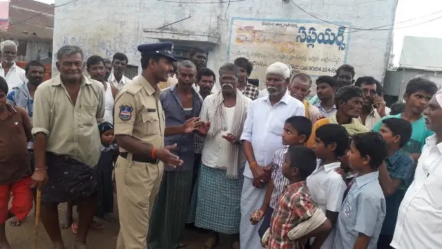 Village Police Officer Rajashekhar in Thimmajipally and Ramapuram villages.