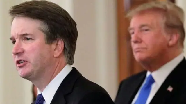 ब्रेट कव्हानॉव्ह आणि डोनल्ड ट्रंप