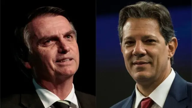 Jair Bolsonaro e Fernando Haddad