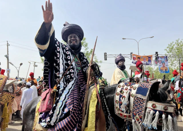 Bandhig dhaqameed fardo ku joognimo ah Durbar la yidhaa ayaa lagu qabtaa Ciidda magaalada Kano ee woqooyiga Nigeria.