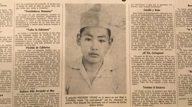 1964년 '엘 에스펙타도르'에 실린 특별 보도