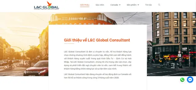 Một trang web khác tư vấn di trú