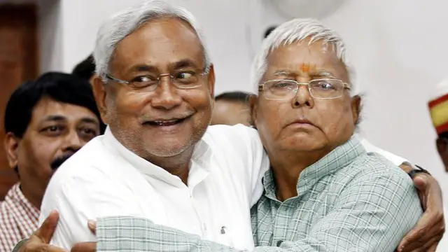 लालू के साथ नीतीश