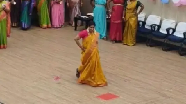 Madhavi lokacin da ta shiga gasar nuna kyau