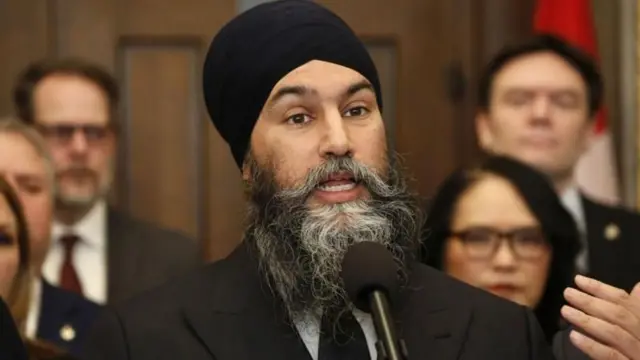 न्यू डेमोक्रेटिक पार्टी (एनडीपी) चे नेते जगमीत सिंह.
