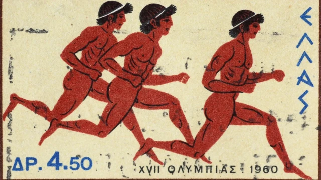 고대 그리스 올림픽 출전 선수들을 그린 그림