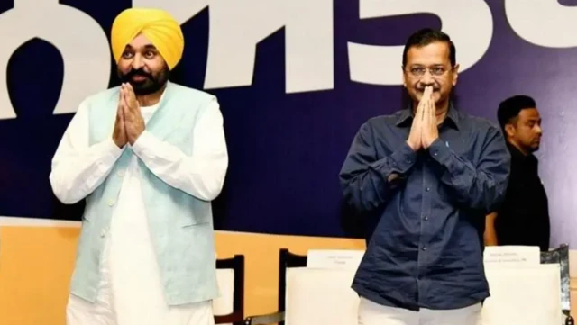 ਭਗਵੰਤ ਮਾਨ ਅਤੇ ਅਰਵਿੰਦ ਕੇਜਰੀਵਾਲ
