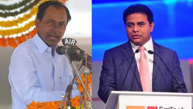 के. चंद्रशेखर राव आणि के टी रामा राव