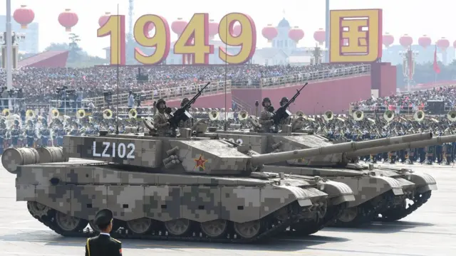 Парад в Пекине 1 октября 2019 года