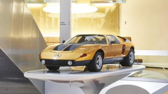 مرسدس-بنز C111 اکنون در موزه بنز در شهر اشتوتگارت آلمان نگهداری می‌شود