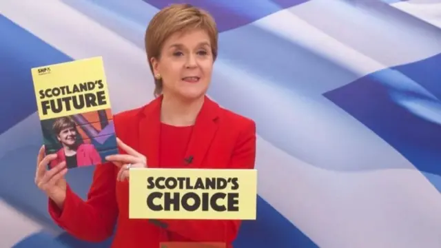 İskoçya Özerk Yönetimi Başbakanı ve İskoç Ulusal Partisi lideri Nicola Sturgeon