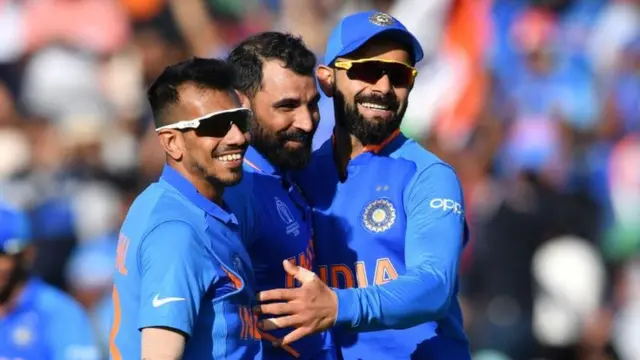 చాహల్, షమీ, కోహ్లీ