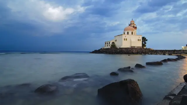 Mezquita en la playa