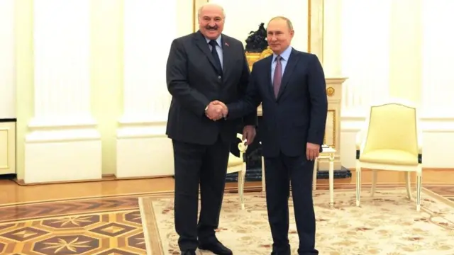 Лукашенко и Путин