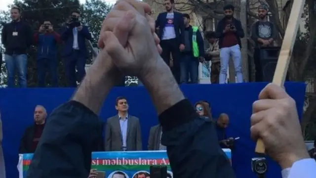 Milli Şuranın mitinqi, 7 oktyabr, 2017