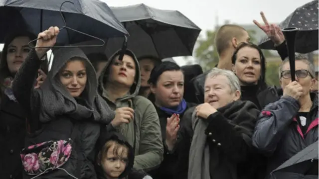 протесты в Польше