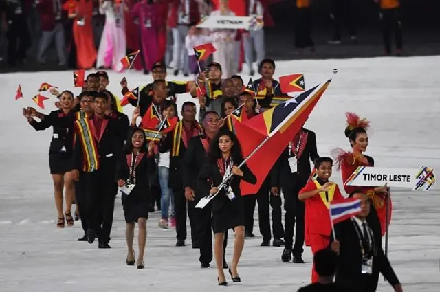 ติมอร์เลสเต เริ่มเข้าร่วมการแข่งขันซีเกมส์ตั้งแต่ปี 2003