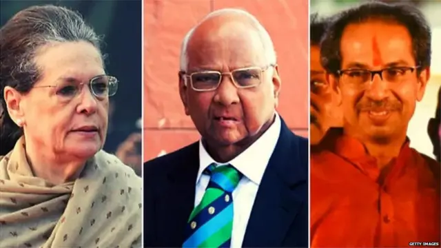 सोनिया गांधी, शरद पवार, उद्धव ठाकरे