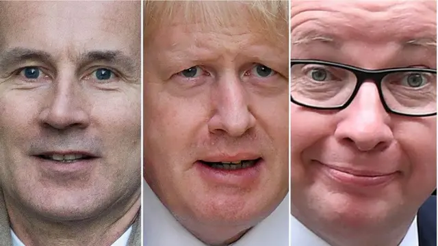 Борис Джонсон, Джереми Хант, Майкл Гоув