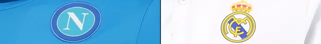 Escudos de Nápoles y Real Madrid
