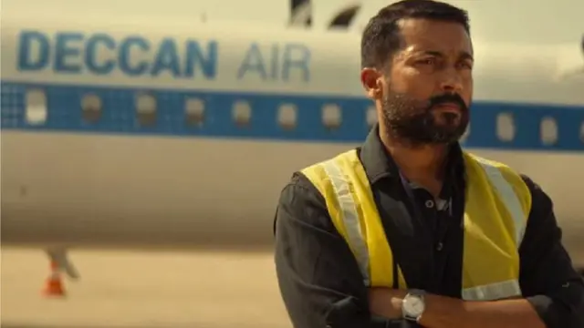 કૅપ્ટન ગોપીનાથની ભૂમિકા તમિલ સ્ટાર સૂર્યાએ નિભાવી છે