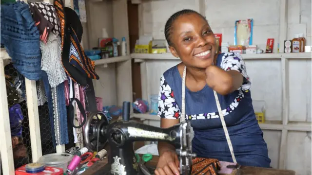 Lucy for her work station