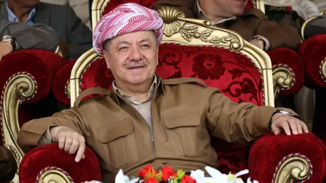 مسعود بارزانی رهبر حزب دمکرات کردستان عراق ۱۲ سال ریاست اقلیم کردستان عراق را به عهده داشت