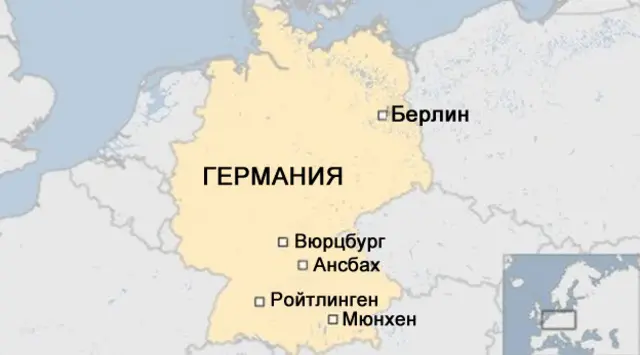 Карта нападений