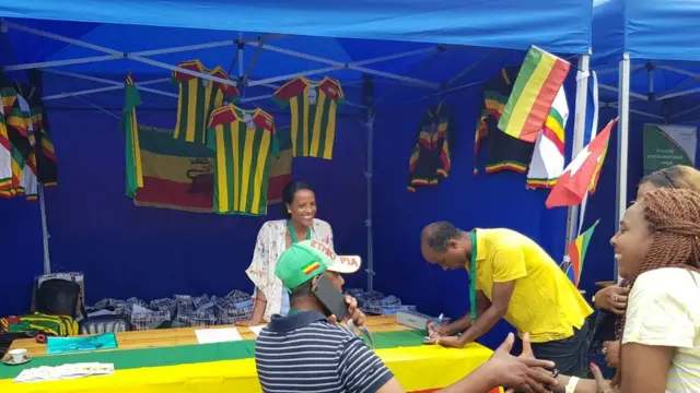 ኢትዮጵያዊያን በፌስቲቫሉ ስፍራ