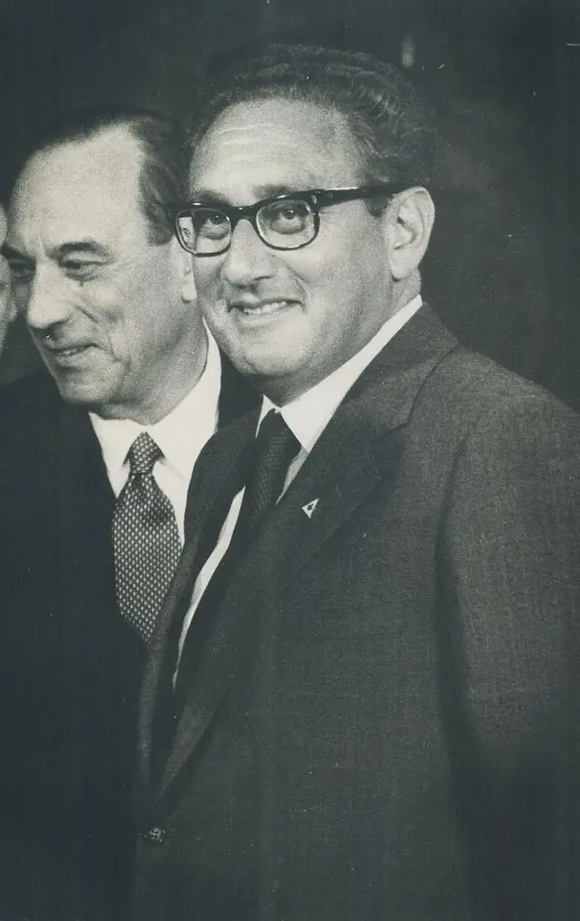 హెన్రీ కిస్సింగర్, అప్పటి యూఎస్ సెక్రటరీ ఆఫ్ స్టేట్