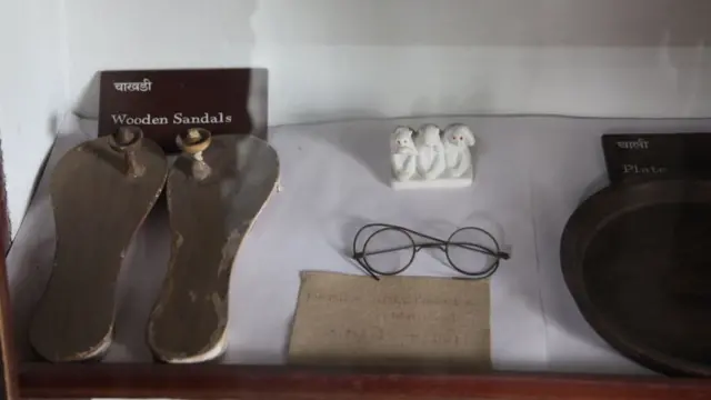 સાબરમતી આશ્રમમાં ગાંધીજીના વસ્તુઓ