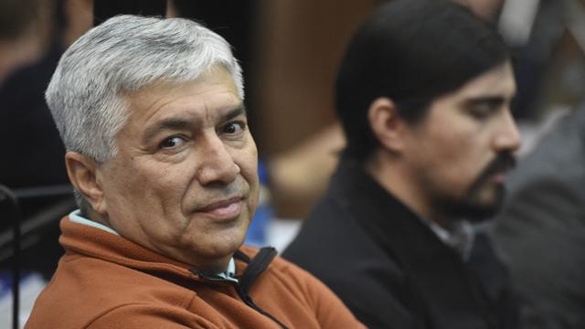 Lázaro Báez no banco dos réus